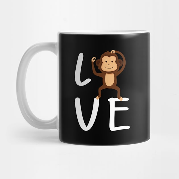 Monkey - Love Monkey by KC Happy Shop